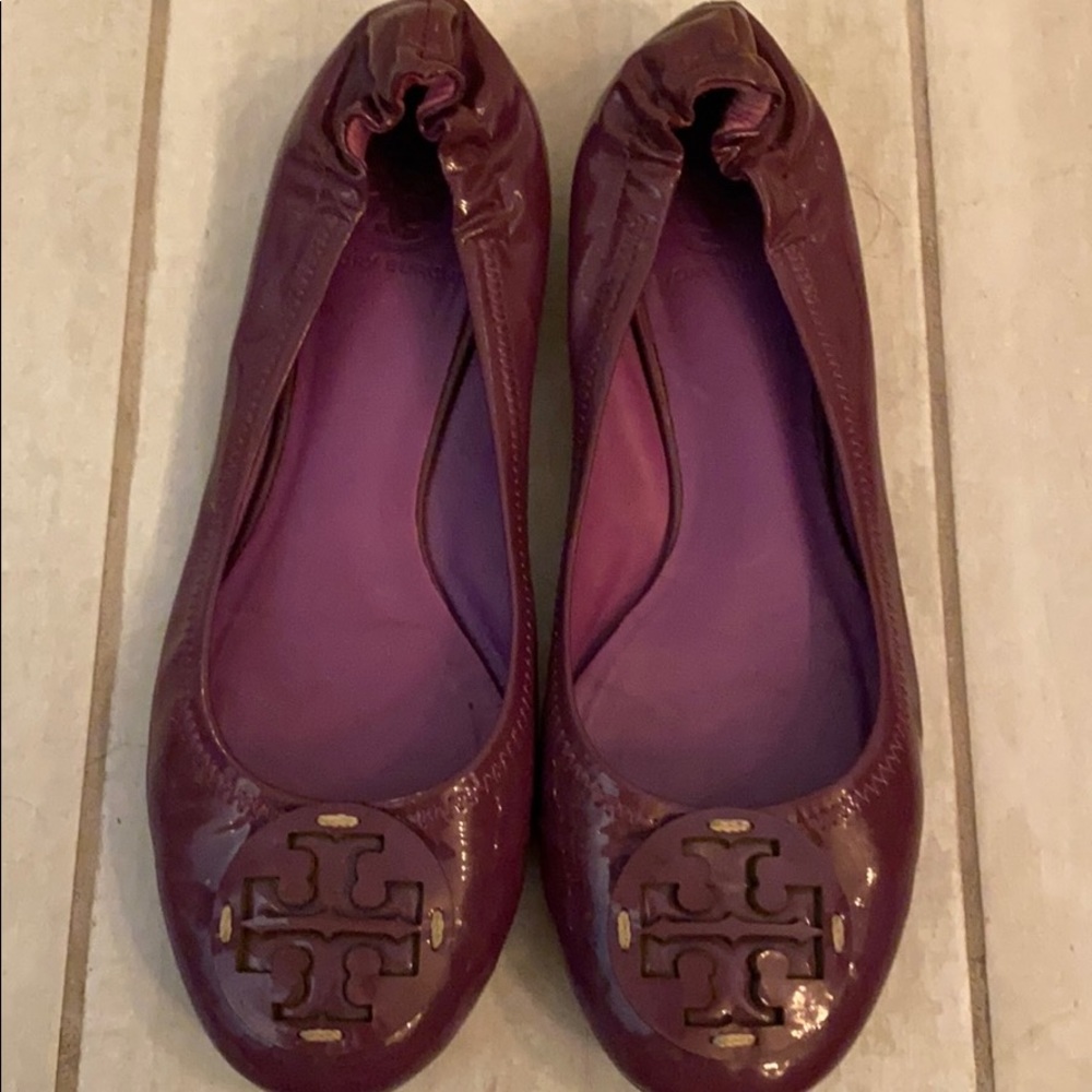 Tory Burch leather reva flats